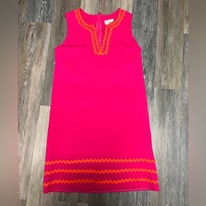 Kate Spade Hot Pink Sleeveless Shift Dress Size 10